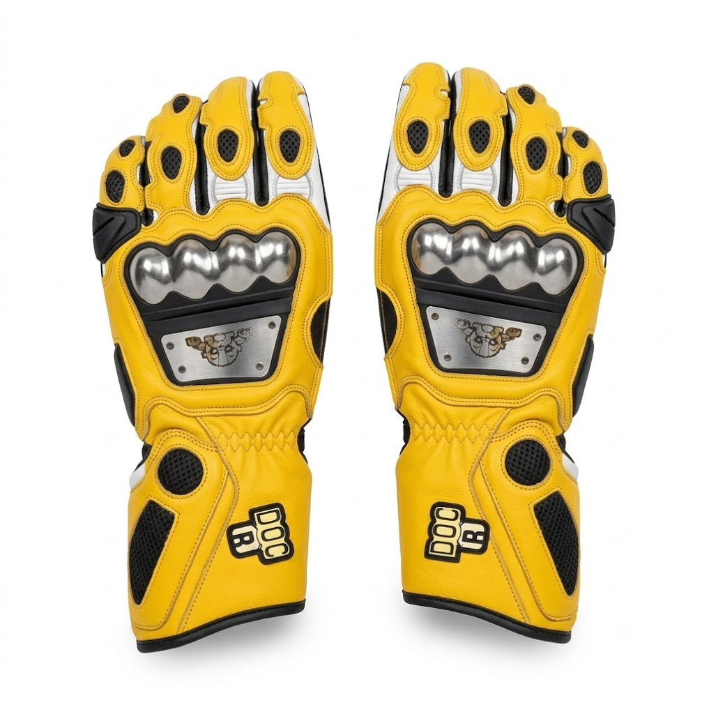 Valentino Rossi Yamaha Camel Motogp 2006 Leather Gloves